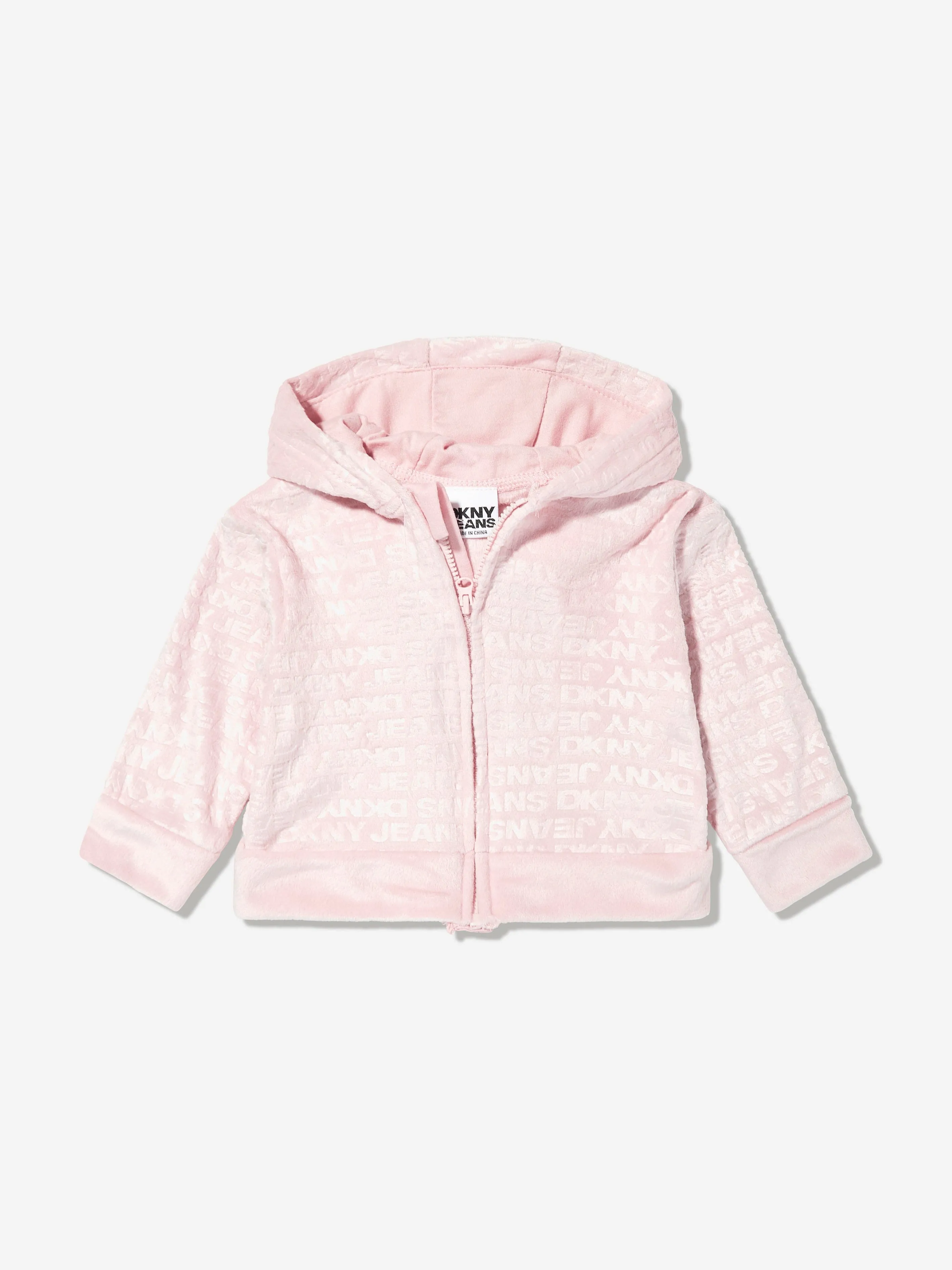 DKNY Baby Girls 3 Piece Tracksuit Set in Pink