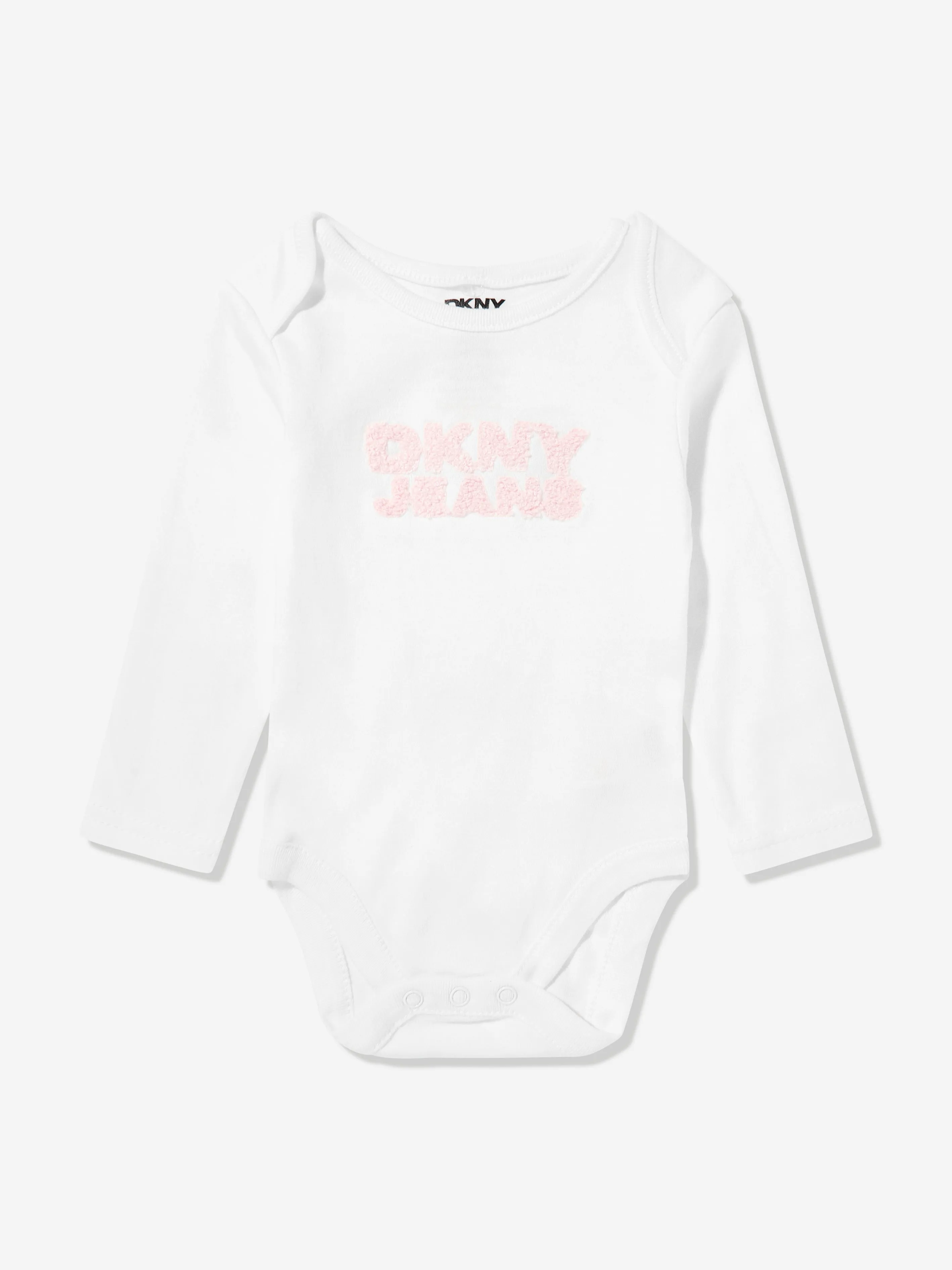 DKNY Baby Girls 3 Piece Tracksuit Set in Pink