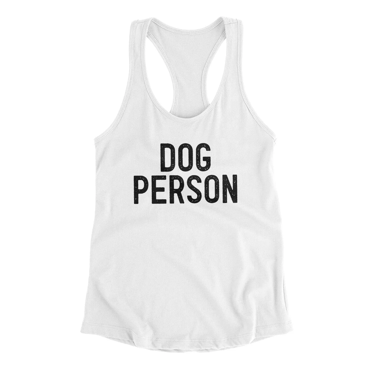 Dog Person Women's Racerback Tank