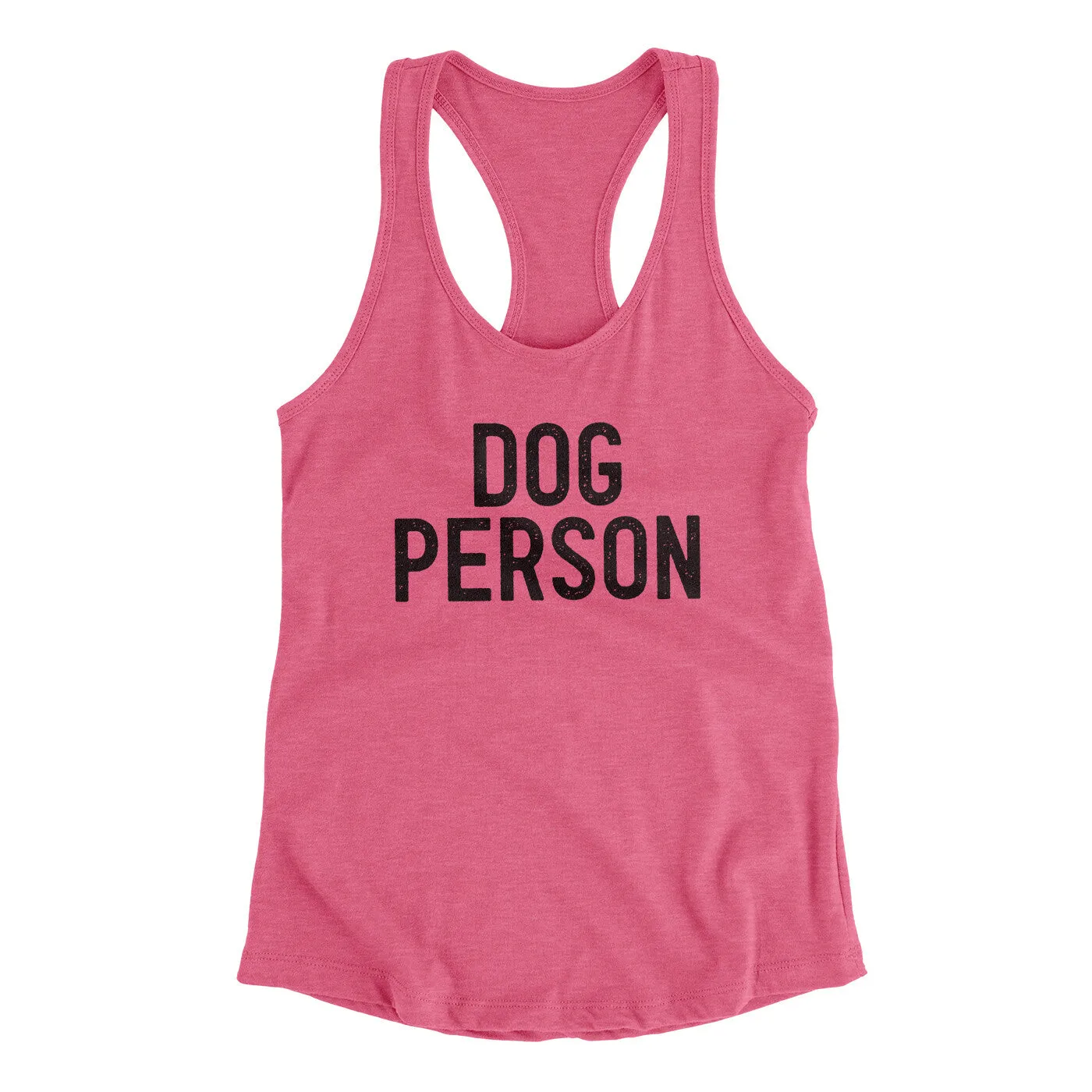Dog Person Women's Racerback Tank