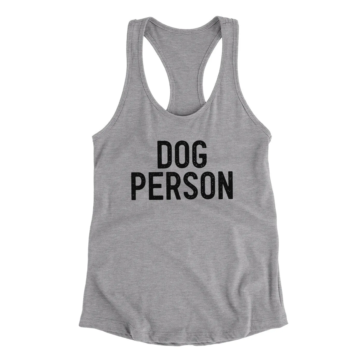 Dog Person Women's Racerback Tank