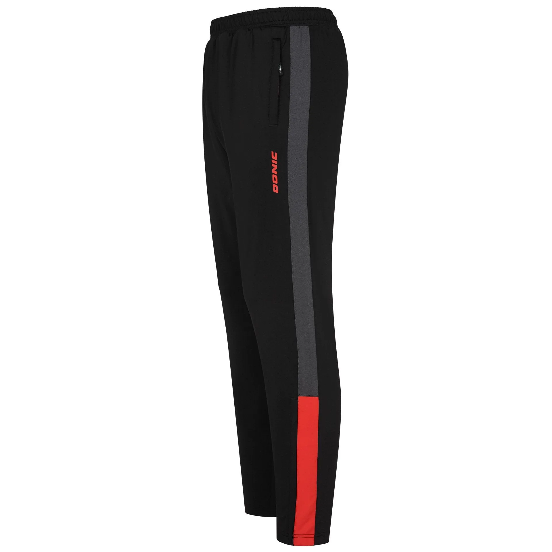 Donic Tracksuitpants Trial black/anthracite/red