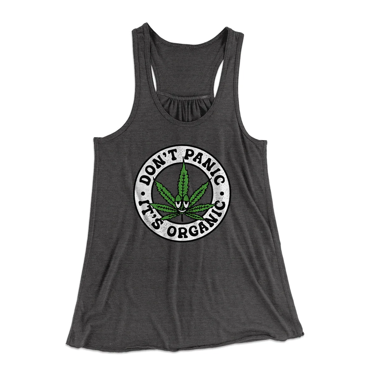 Don't Panic It's Organic Women's Flowey Racerback Tank Top