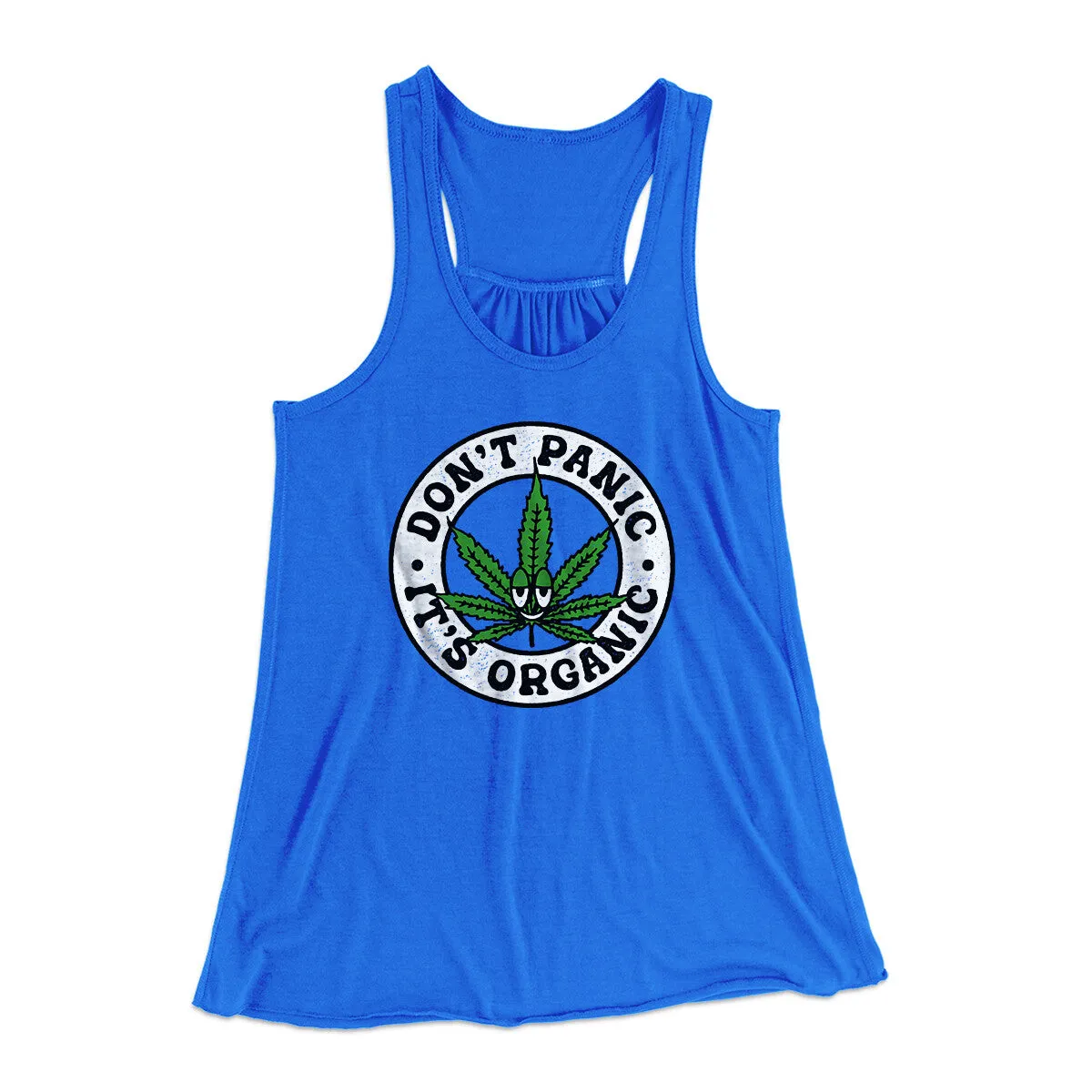 Don't Panic It's Organic Women's Flowey Racerback Tank Top