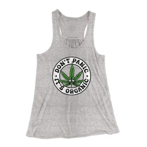 Don't Panic It's Organic Women's Flowey Racerback Tank Top