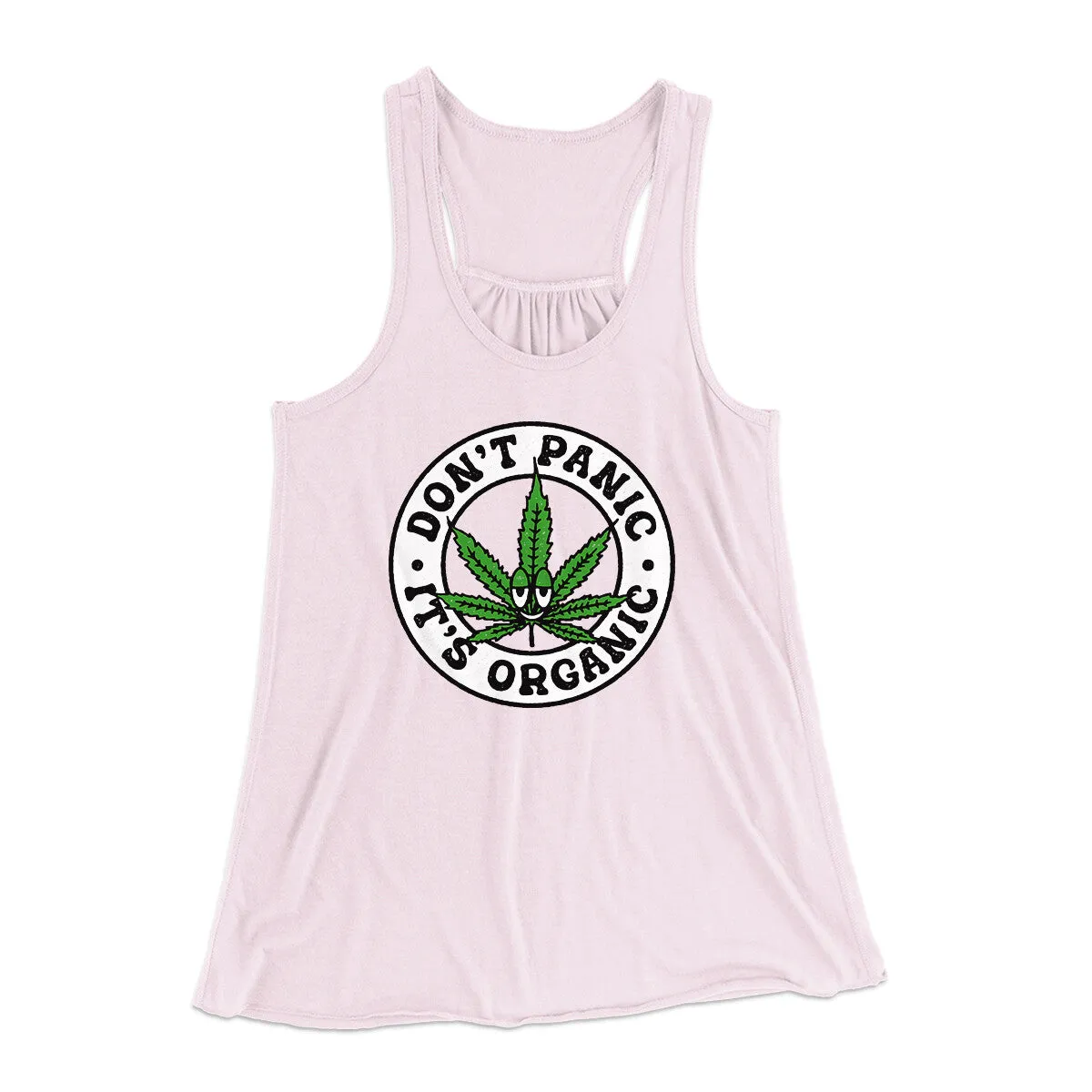 Don't Panic It's Organic Women's Flowey Racerback Tank Top