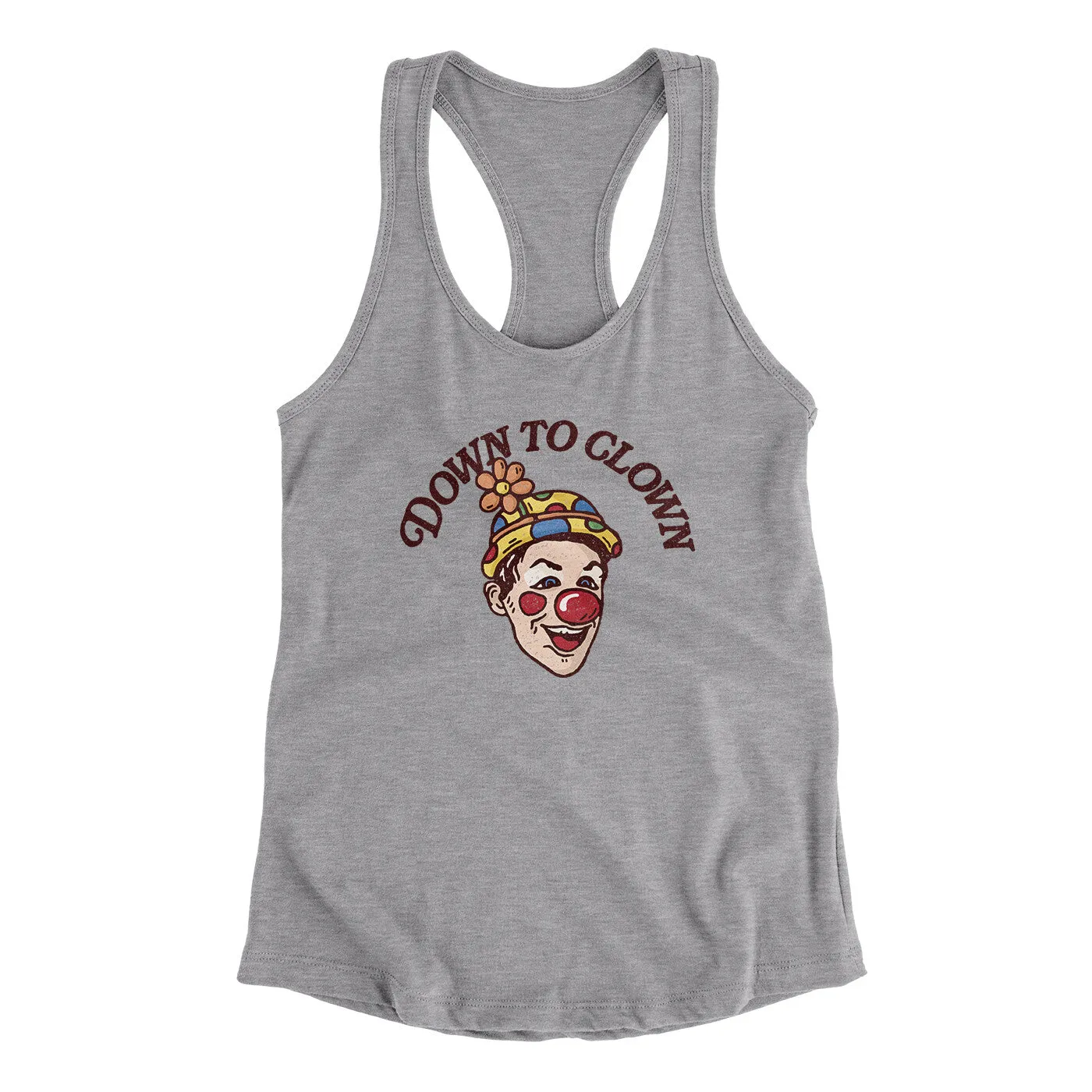 Down To Clown Women's Racerback Tank