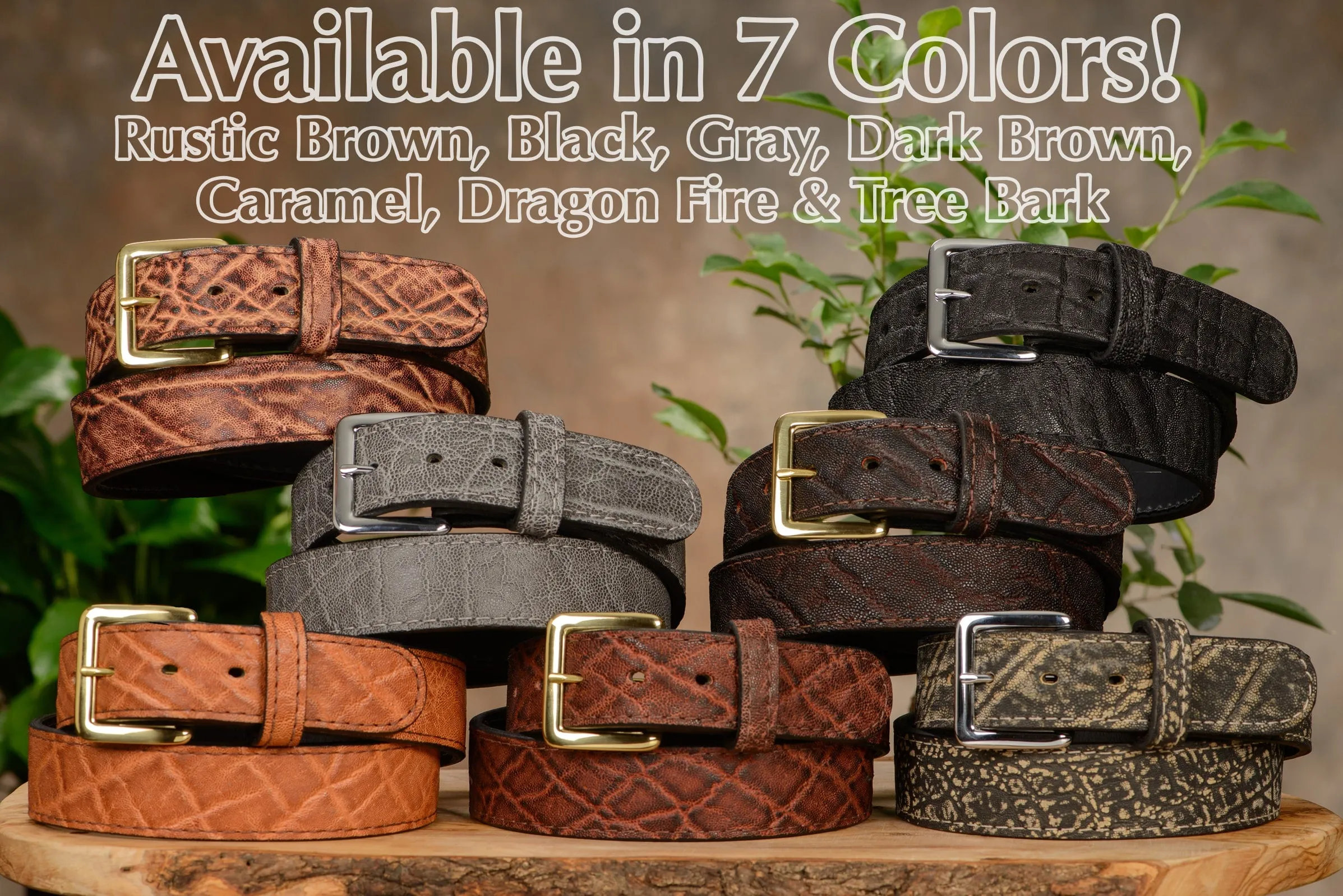Dragon Fire Elephant Money Belt With 25" Zipper