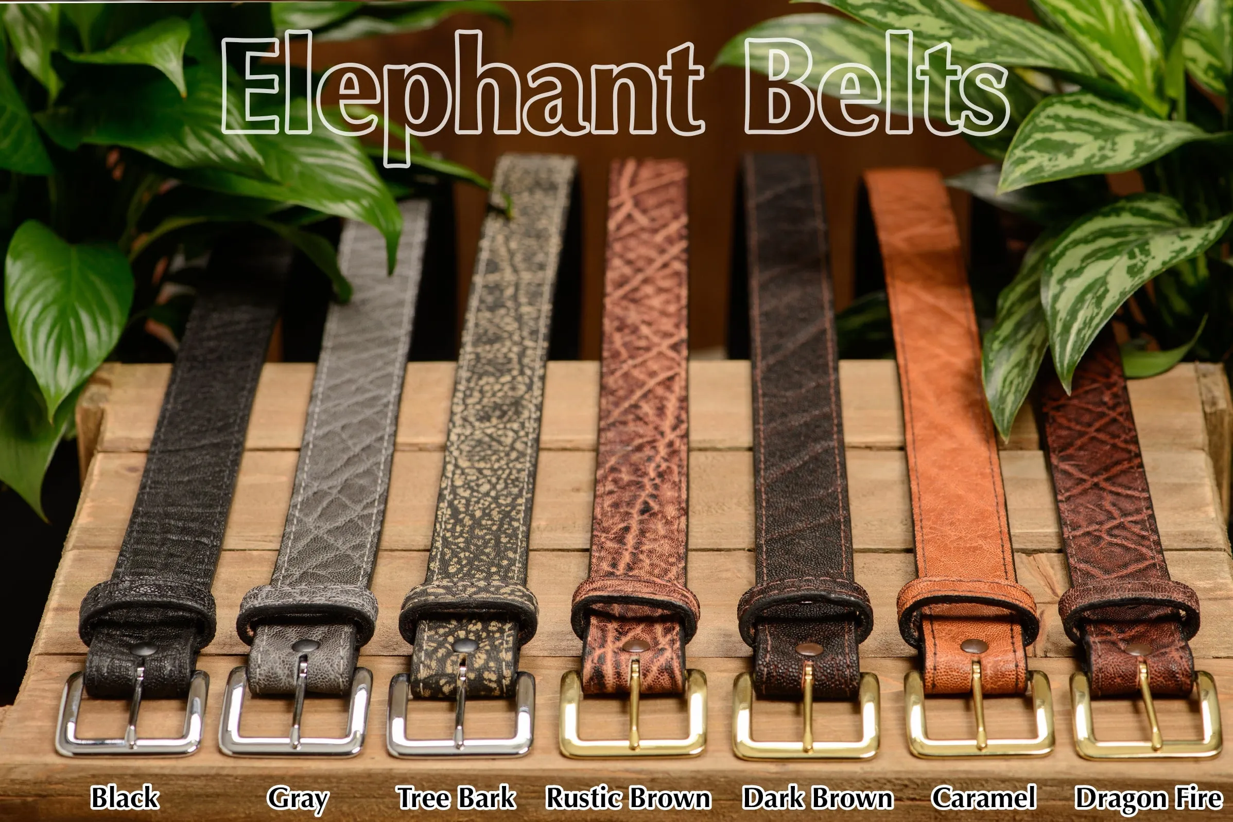 Dragon Fire Elephant Money Belt With 25" Zipper