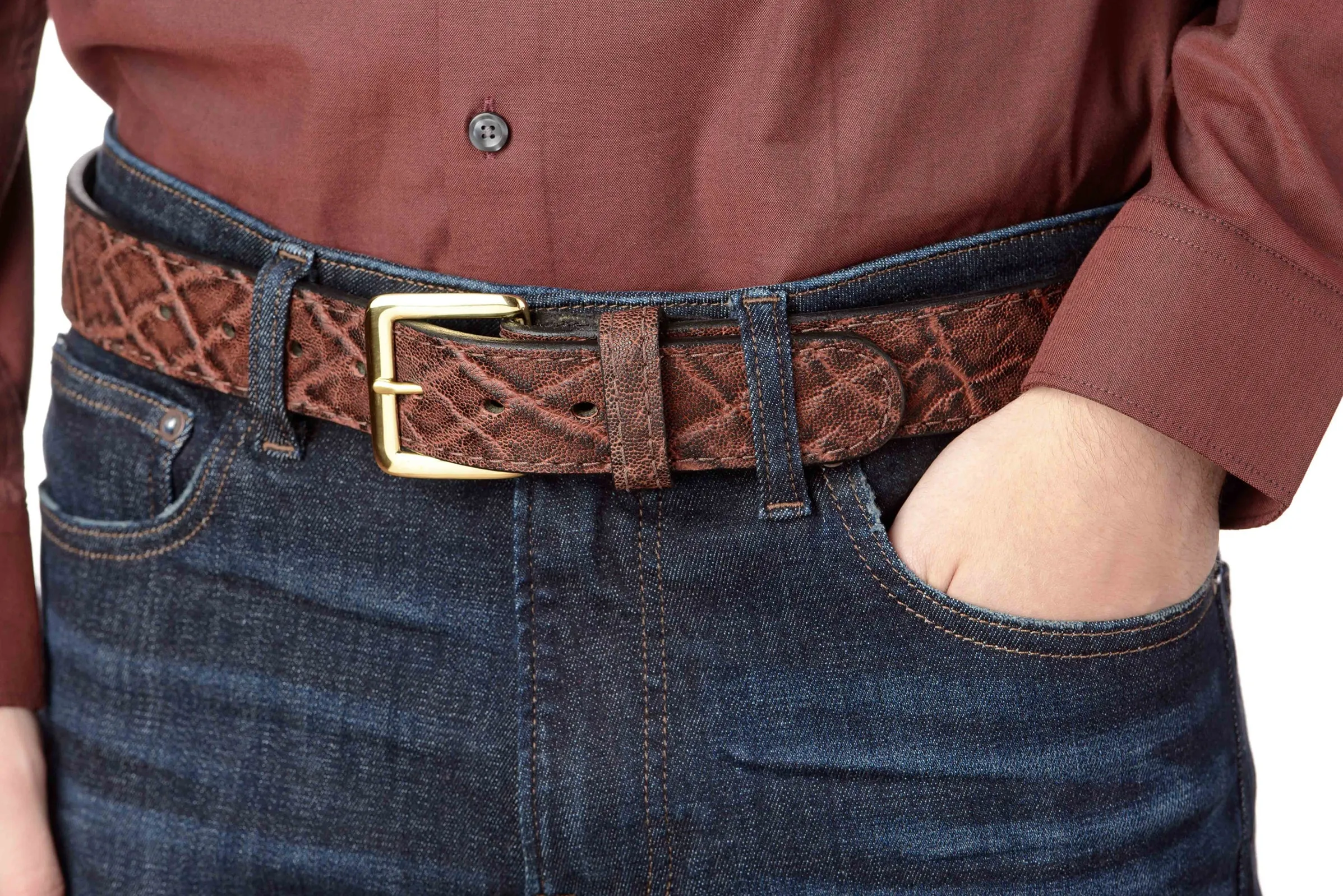 Dragon Fire Elephant Money Belt With 25" Zipper