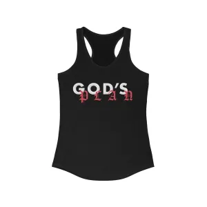 Drake God's Plan Inspired Women's Ideal Racerback Tank