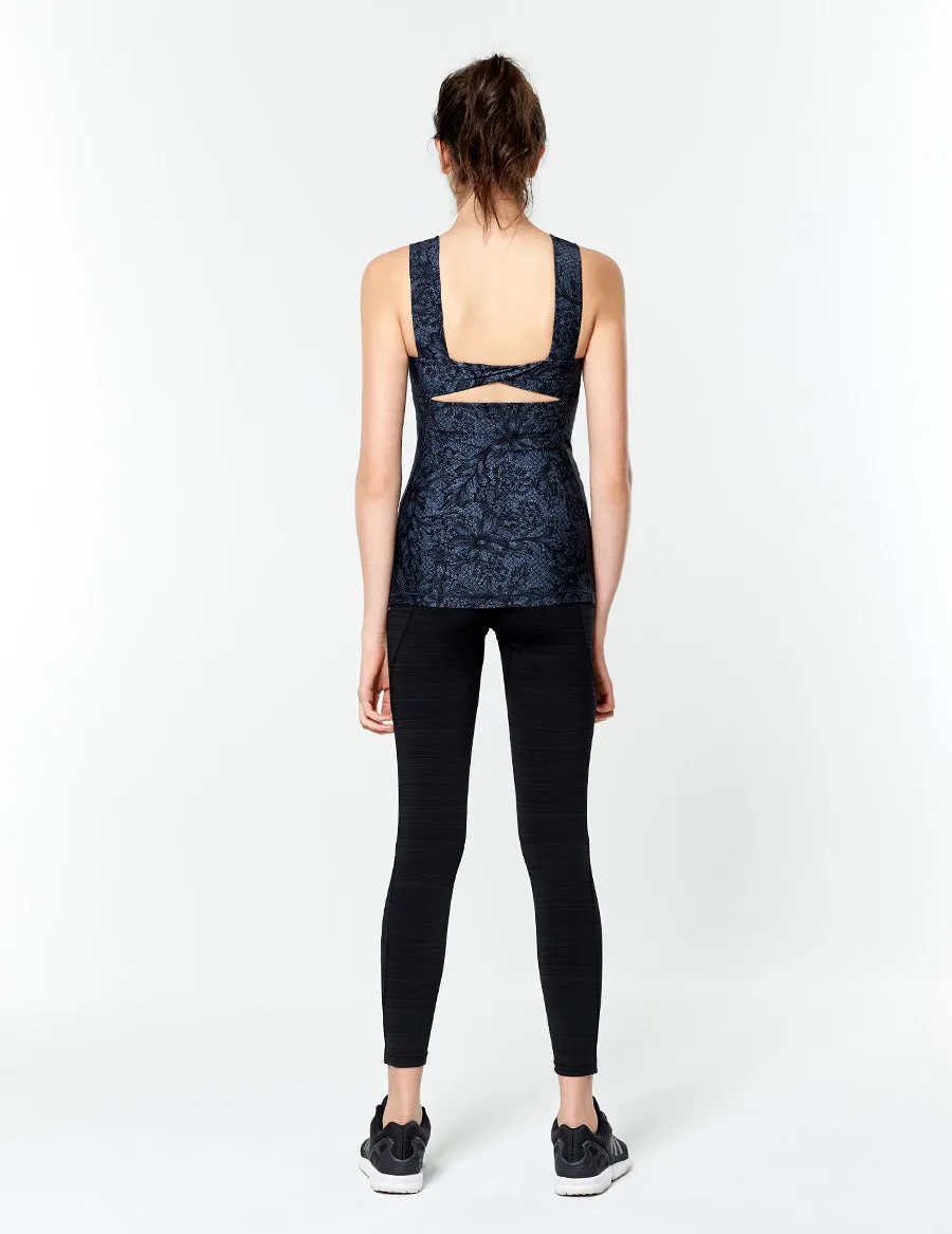 easyoga LESPIRO Gloosier Entwine Tank - FC6 Blossom Grey