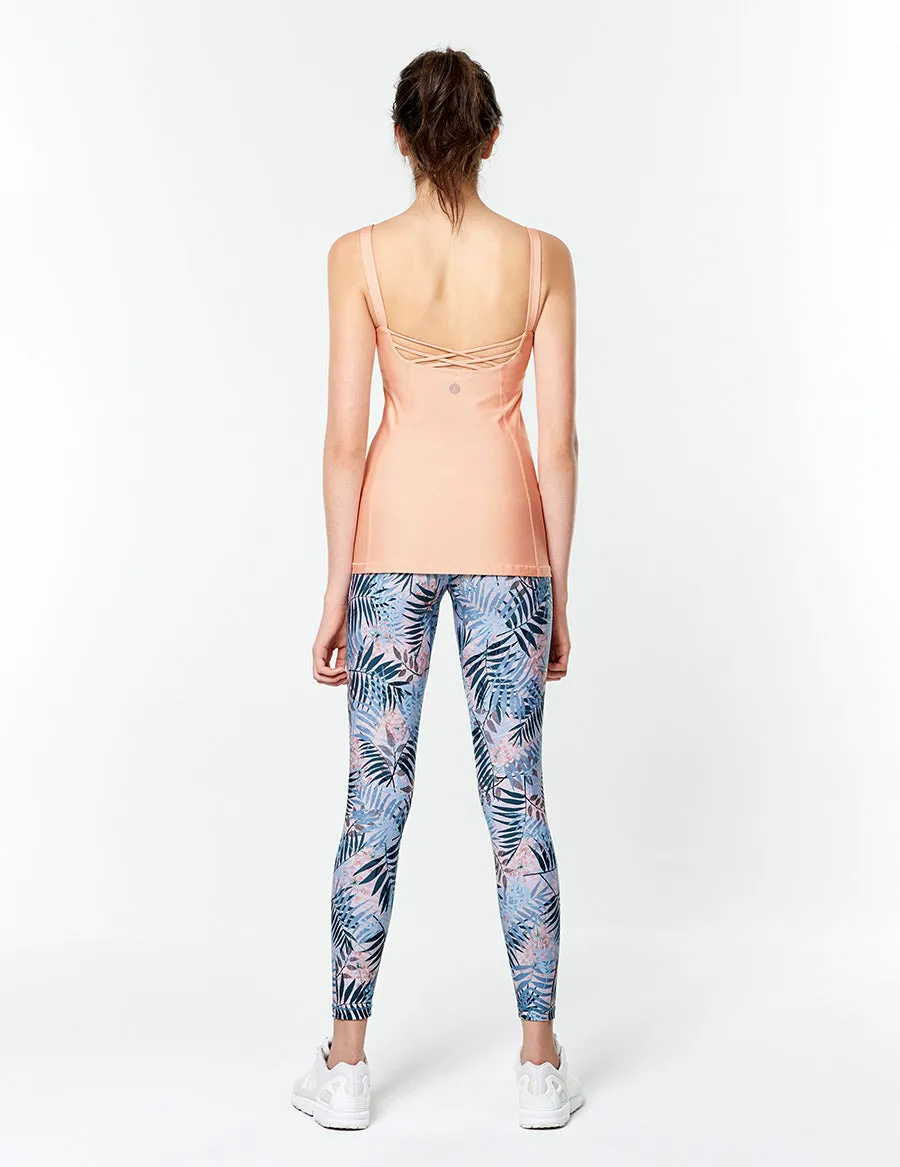 easyoga LESPIRO Intertwined Tank - R23 Mature Peach