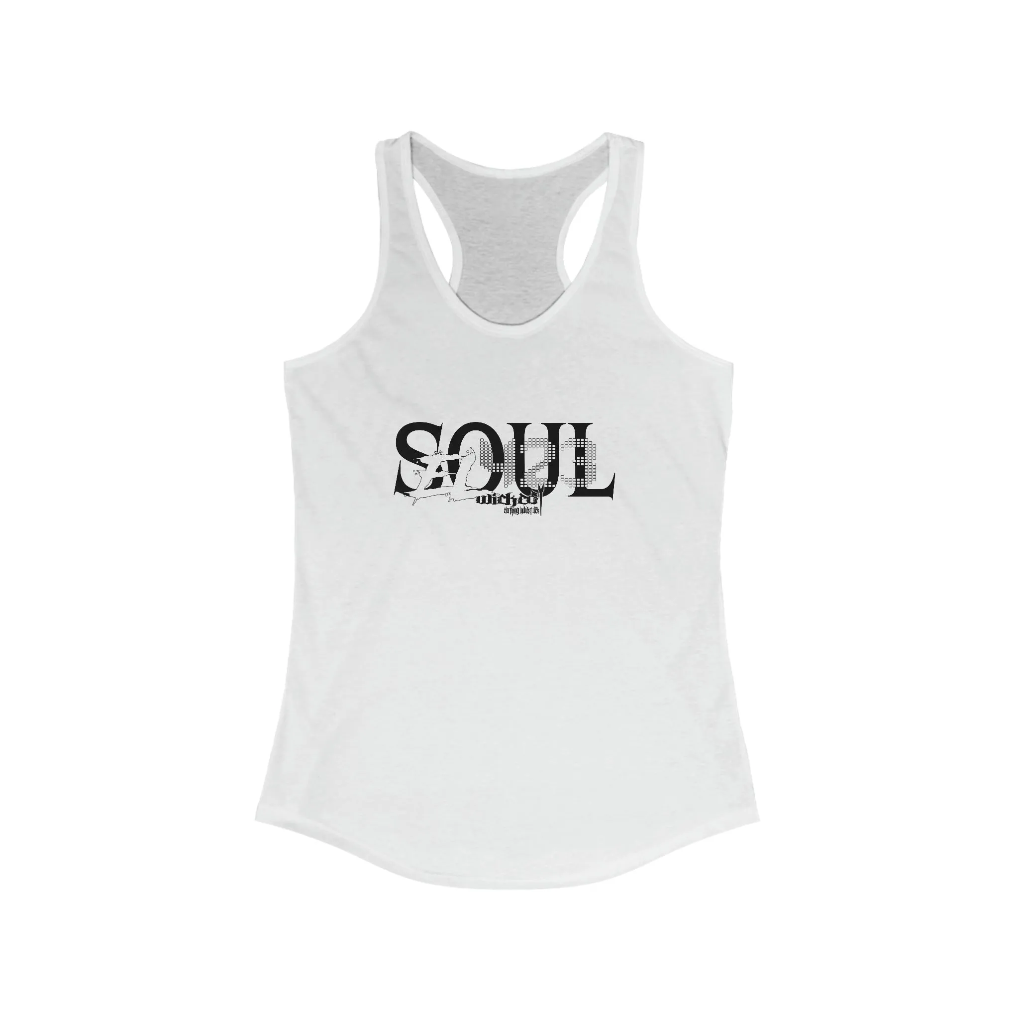 EL423 Soul / Black/ Racerback Tank Top