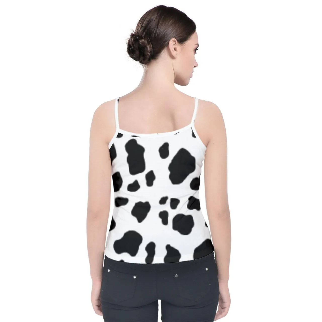 electric cowboi Velvet Spaghetti Strap Top