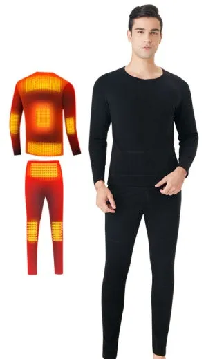 Electric Heating Thermal Underwear Suit for Men and Women