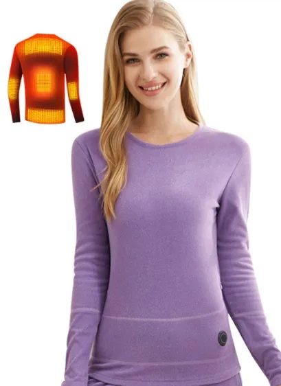 Electric Heating Thermal Underwear Suit for Men and Women