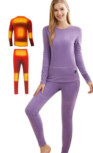 Electric Heating Thermal Underwear Suit for Men and Women
