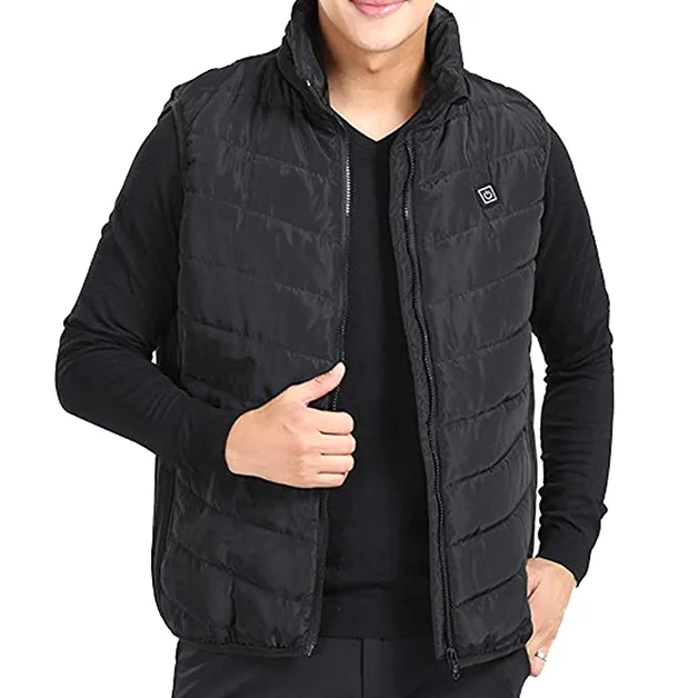 Electric Thermal Heated Vest With Rechargeable Battery Waterproof Insulated