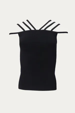 ELLIE CAGE KNIT TOP