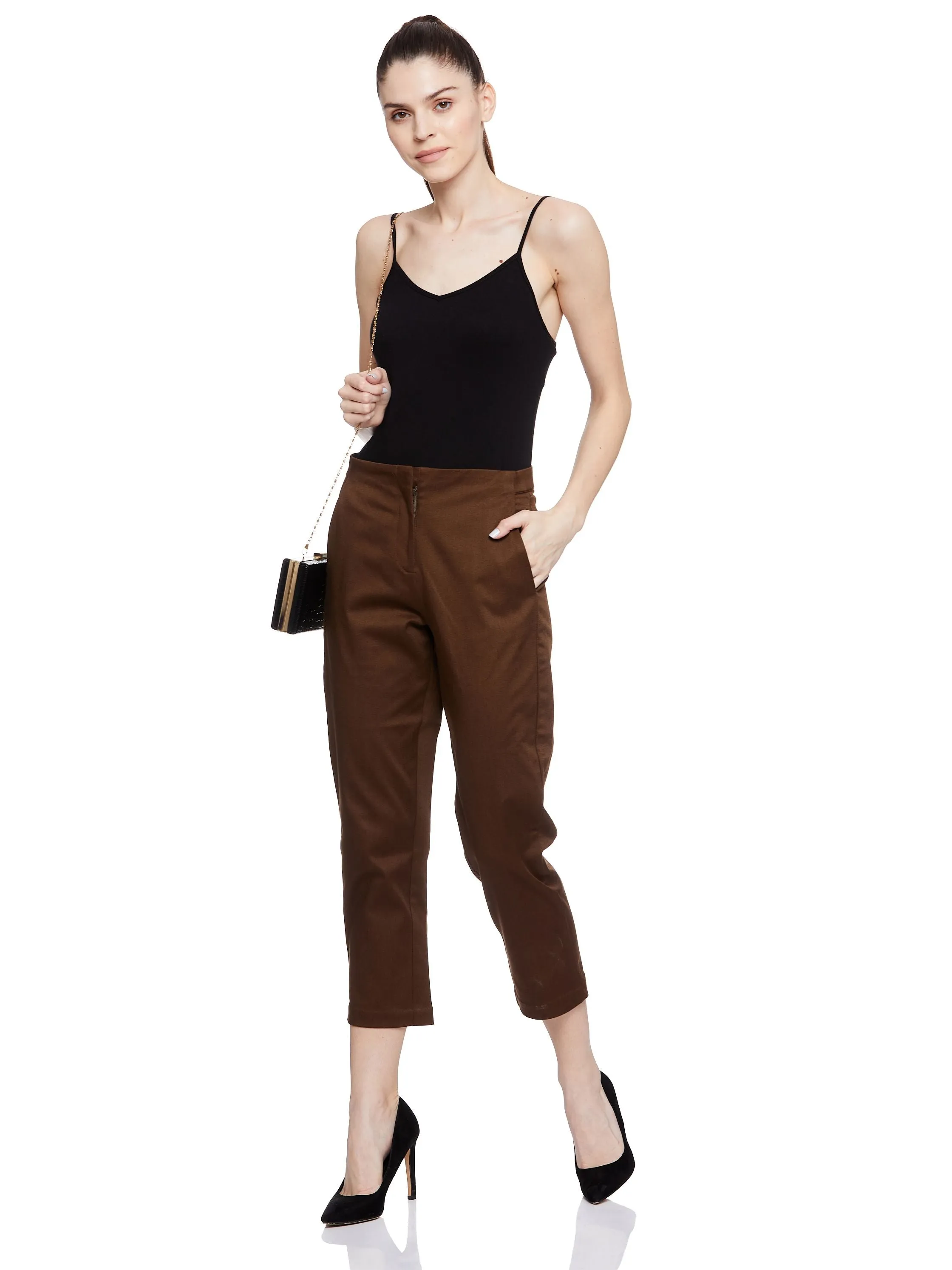 EMILY SPAGHETTI STRAP INNER BLACK WITH ADJUSTABLE STRAPS BY UNMADE - PRE-WASHED AND BUTTERLY SOFT WITH 57% COTTON
