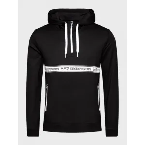 Emporio Armani EA7 3Kpm26 1/4 Zip Hood Black