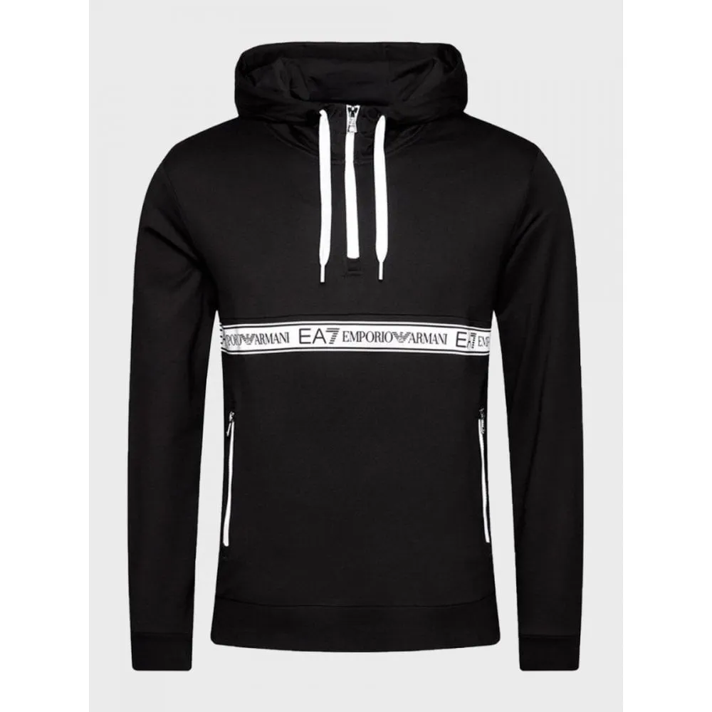 Emporio Armani EA7 3Kpm26 1/4 Zip Hood Black