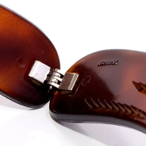 Extra Large Classic Twist Banana Clip with Metal Hinge