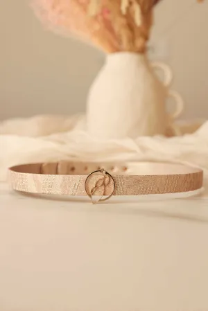 Fabric Belt - Rose Gold