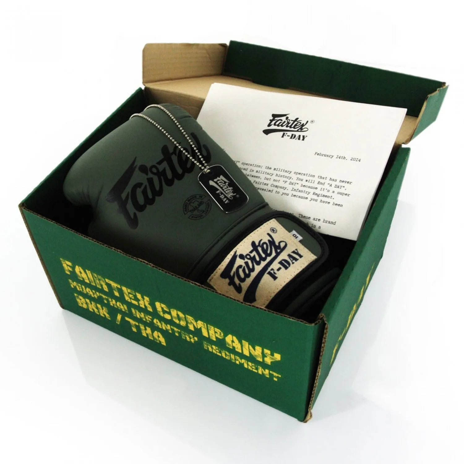 FAIRTEX BOXING GLOVES-GREEN