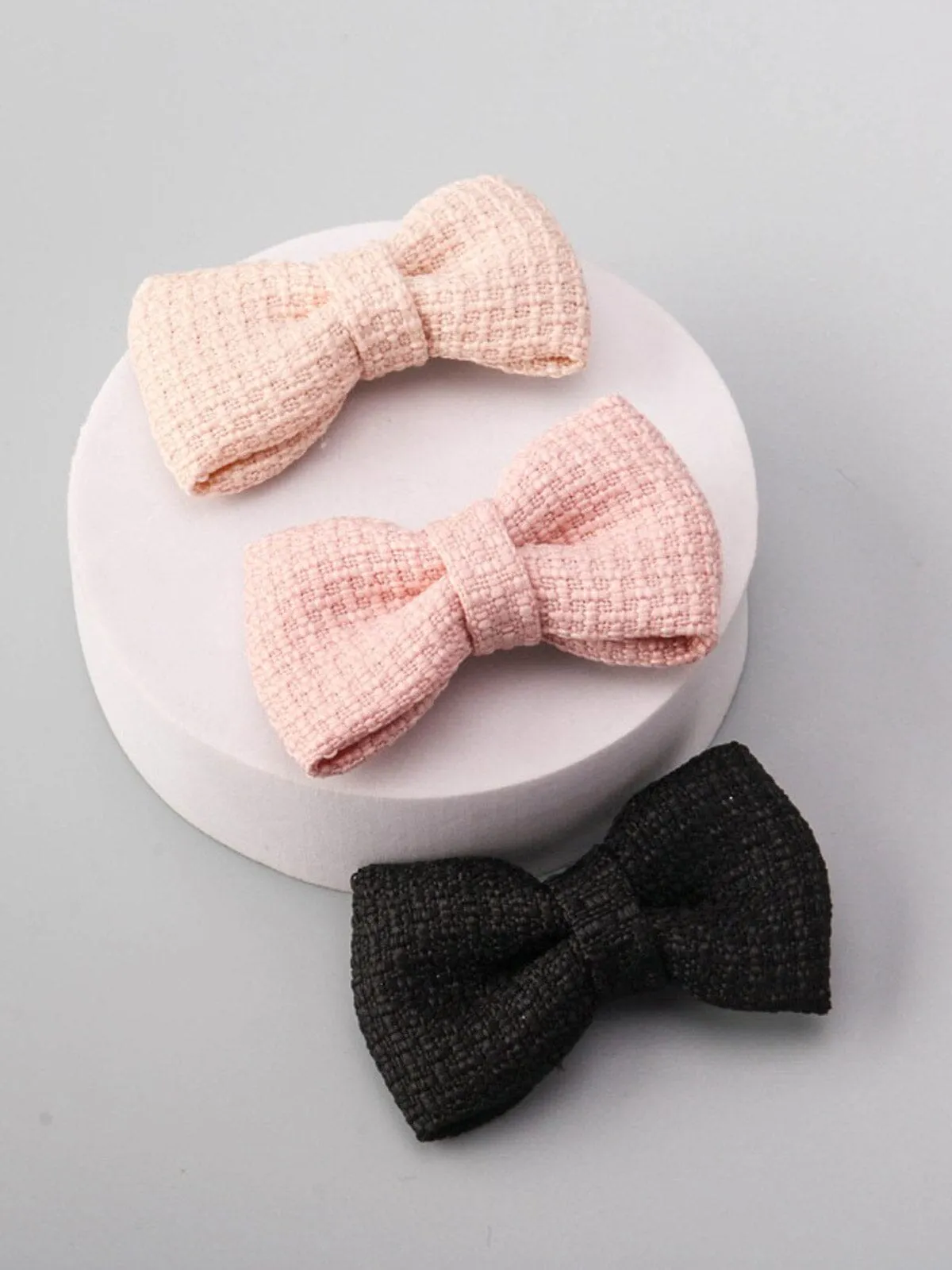 FASHION ASSORTED COLORS BOWS HAIR CLIPS