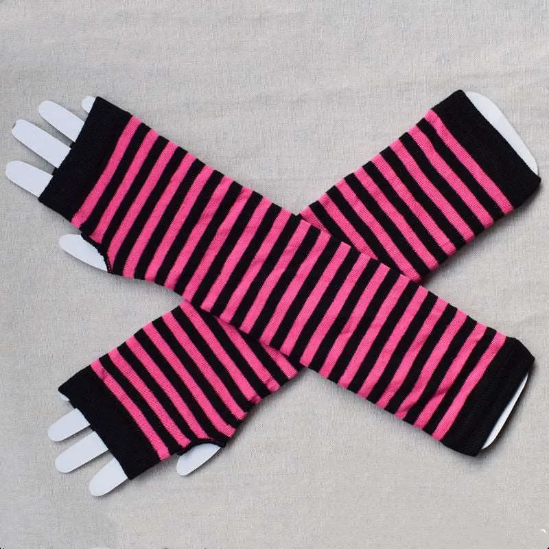Fingerless Gloves Cute knitted fingerless half finger gloves