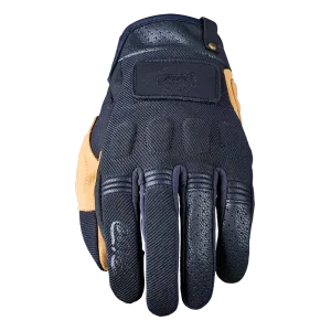Five - Scrambler Black/Tan Gloves