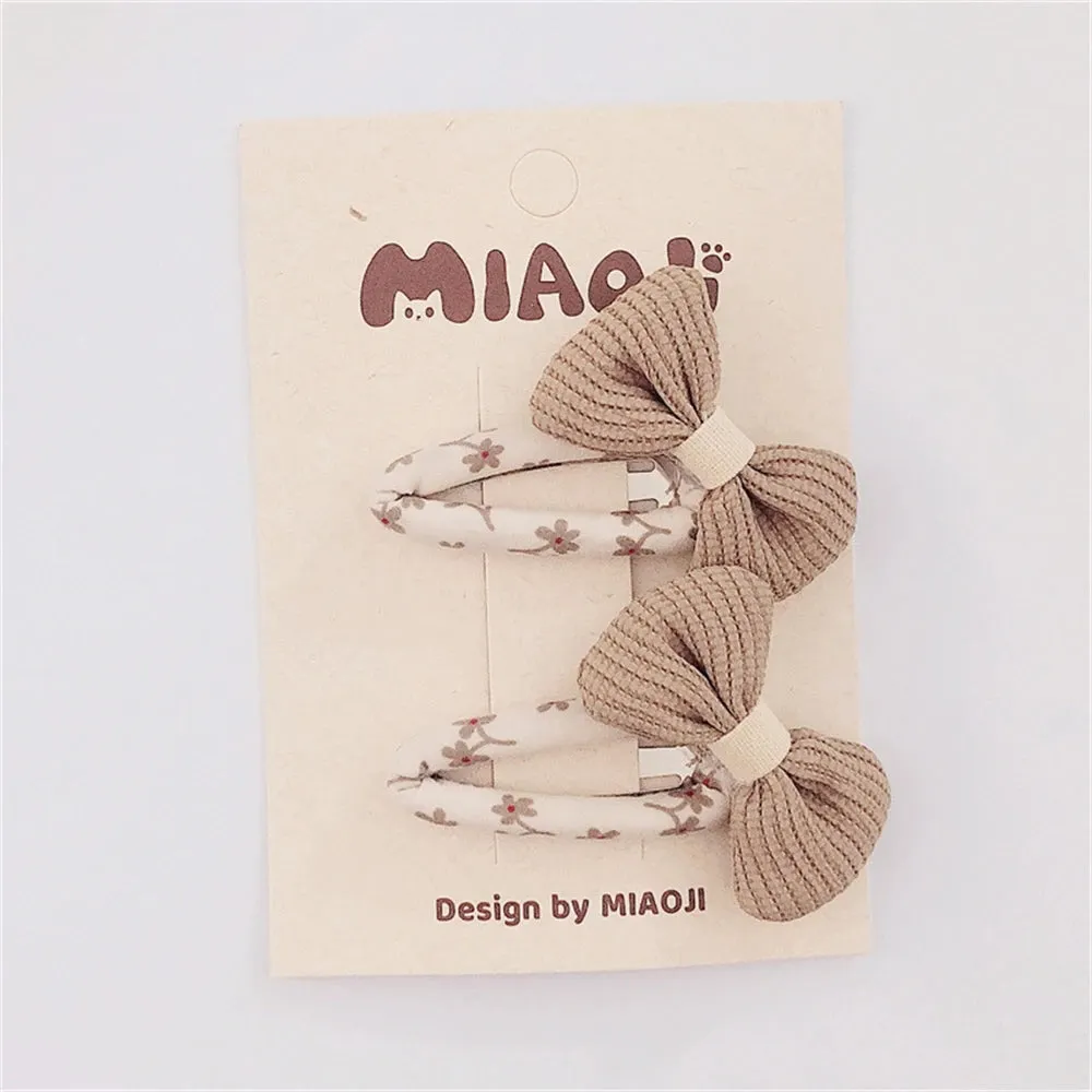 Floral Lace Embroidery Hair Clips