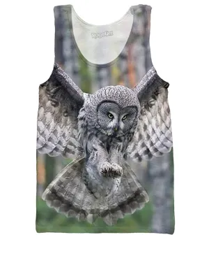 Flying Owl Tank Top