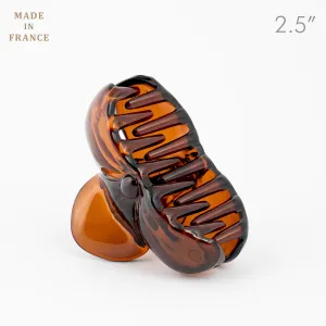 French Plastic Flower Style Hair Claw