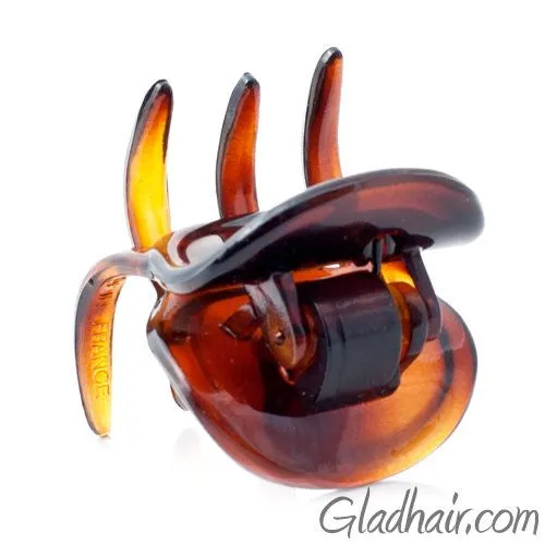 French Small Button Shaped Hair Claw