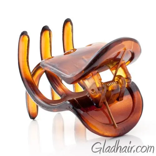 French Small Plastic Tortoise Hair Claw
