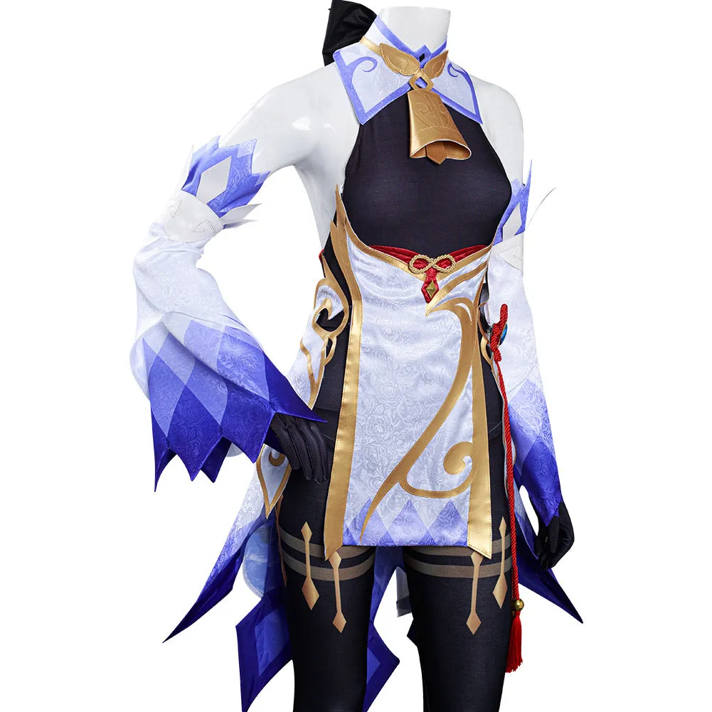 Game Genshin Impact Halloween Carnival Suit GanYu Cosplay Costume Jumpsuit Outfits