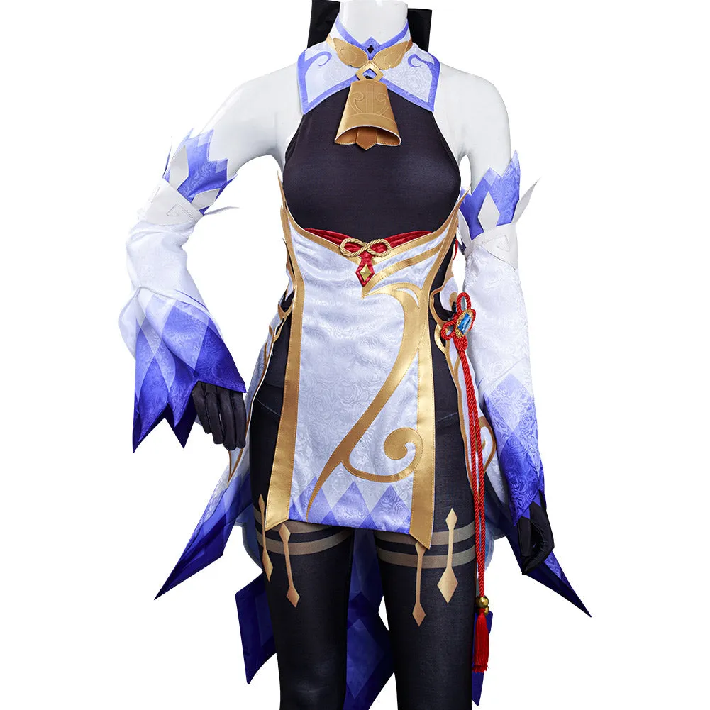 Game Genshin Impact Halloween Carnival Suit GanYu Cosplay Costume Jumpsuit Outfits