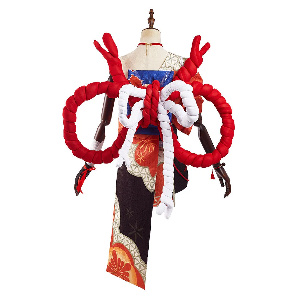 Genshin Impact Yoimiya Cosplay Costume Outfits Halloween Carnival Suit