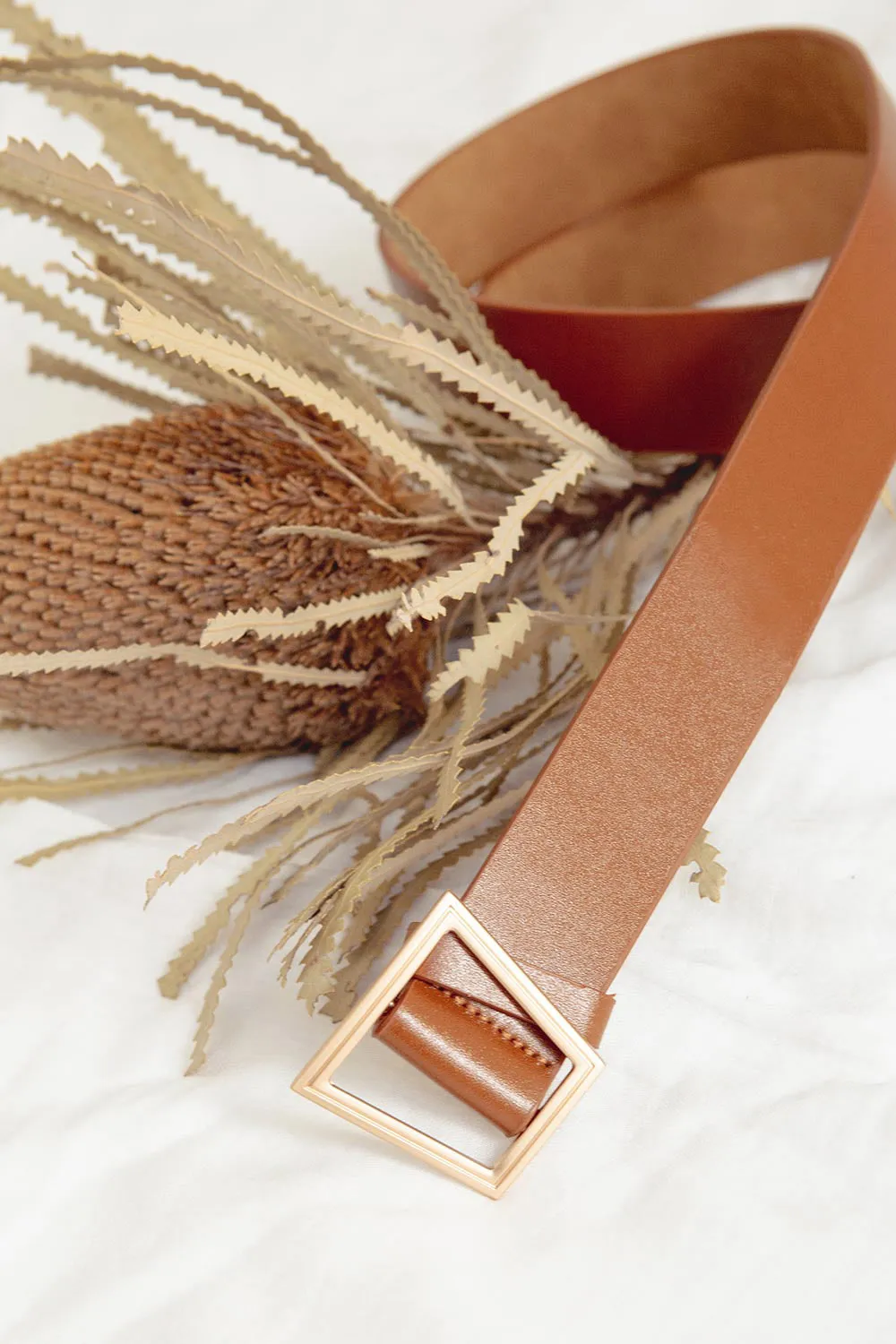 Geo Belt - Tan