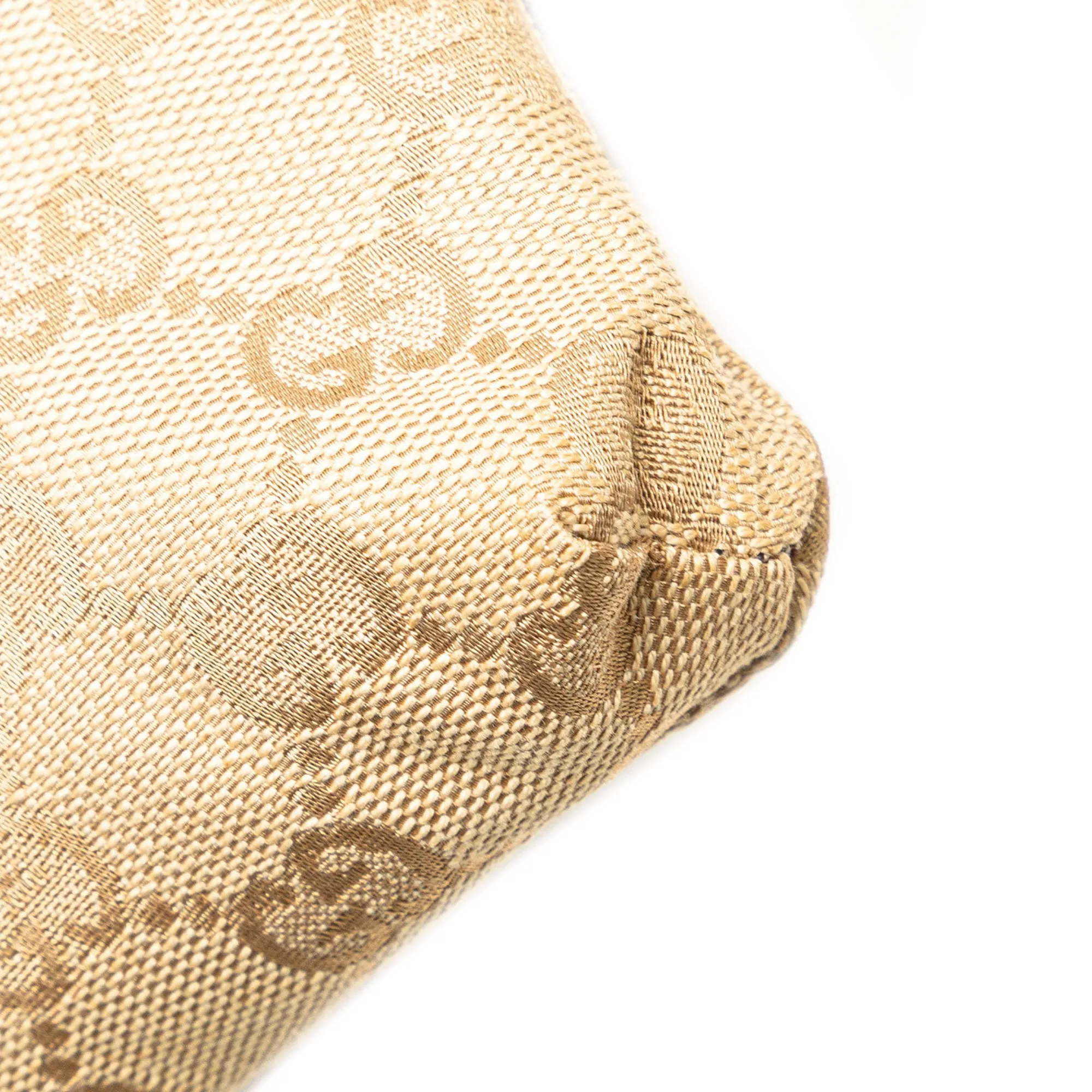 GG Canvas Web Double Pocket Belt Bag