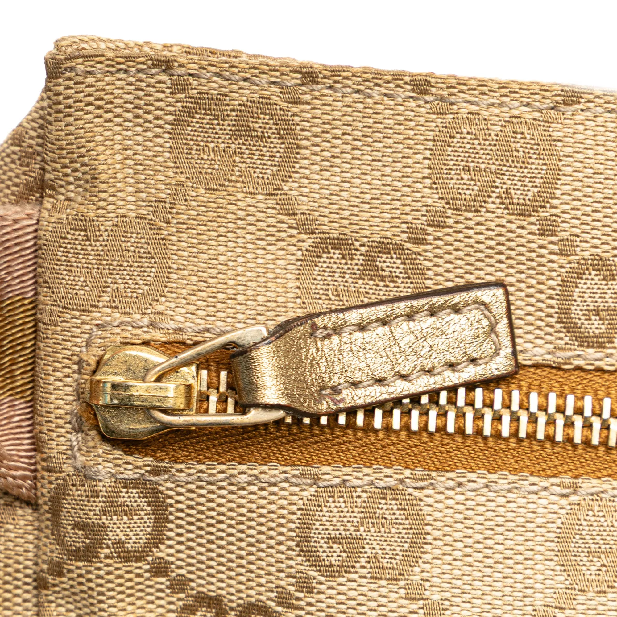 GG Canvas Web Double Pocket Belt Bag