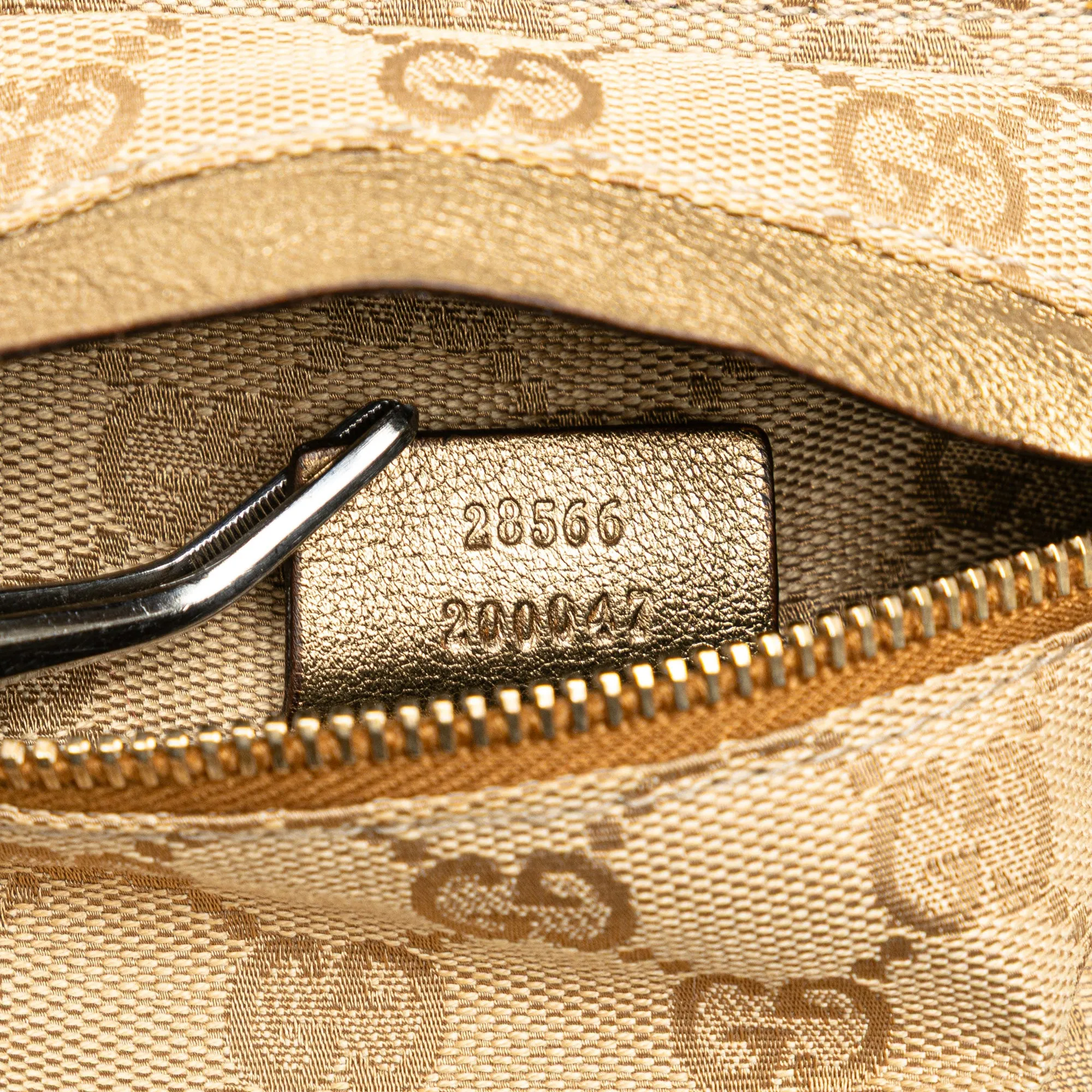 GG Canvas Web Double Pocket Belt Bag