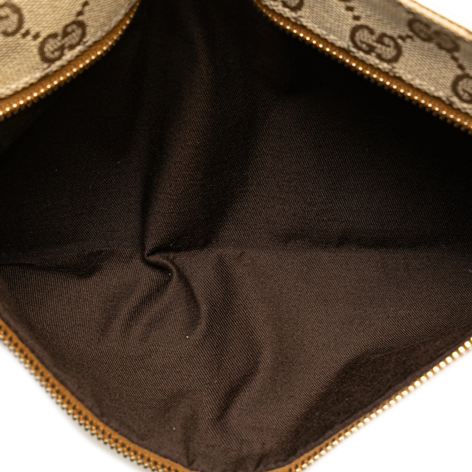 GG Canvas Web Double Pocket Belt Bag