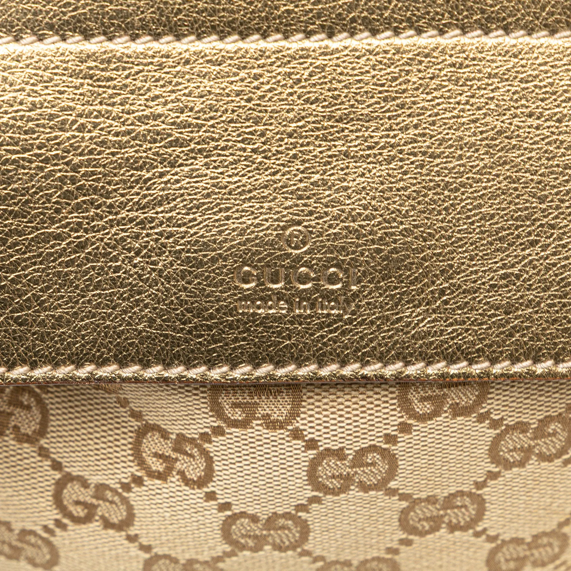 GG Canvas Web Double Pocket Belt Bag