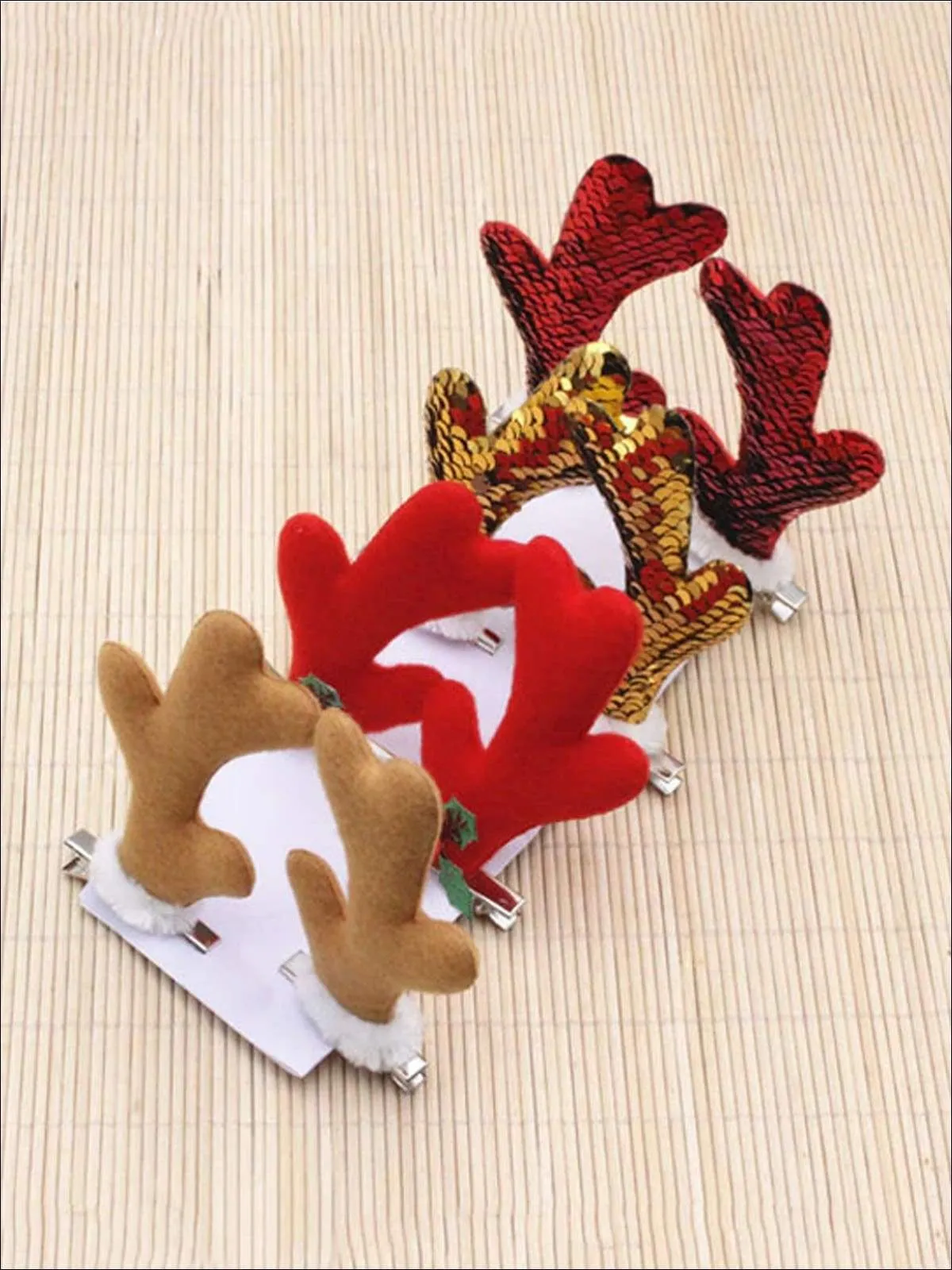 Girls Christmas/Holiday Hair Clips