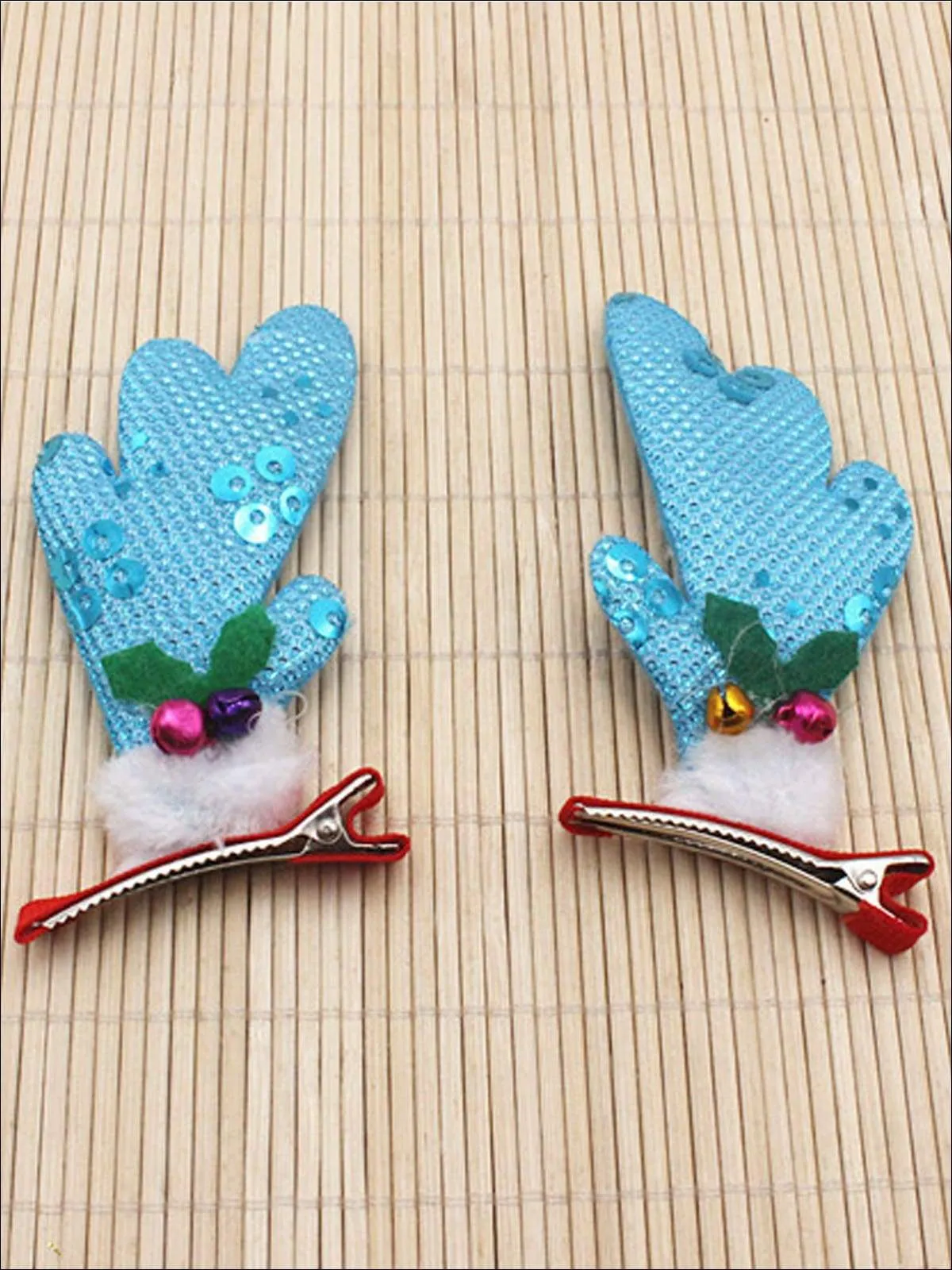 Girls Christmas/Holiday Hair Clips