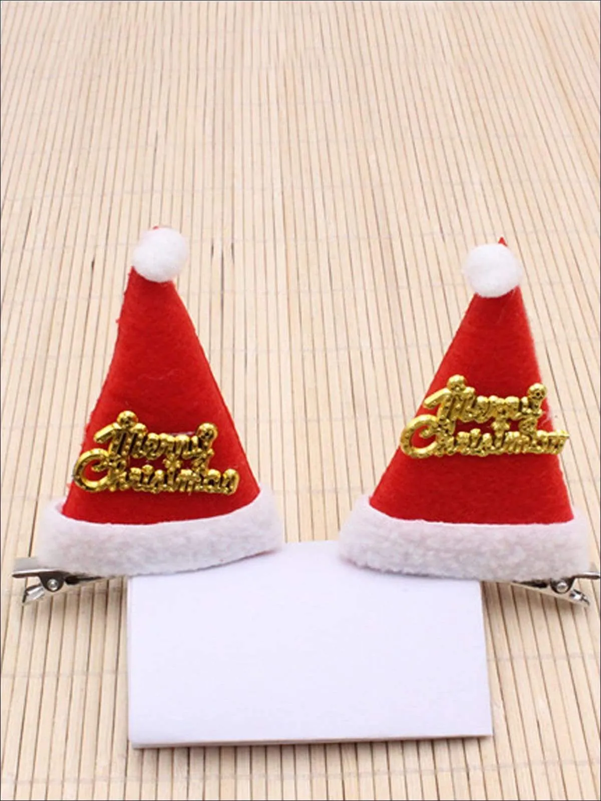 Girls Christmas/Holiday Hair Clips